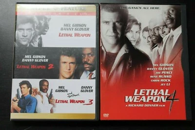 Lethal Weapon 1-3 Director's Cuts DVD, Lethal Weapon 4 DVD Foto 1 de 2