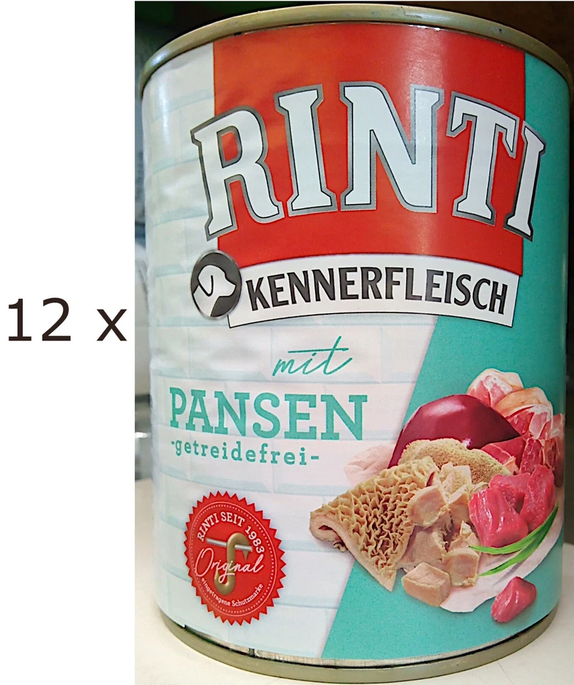Rinti pur Kennerfleisch Pansen 12 X 800g