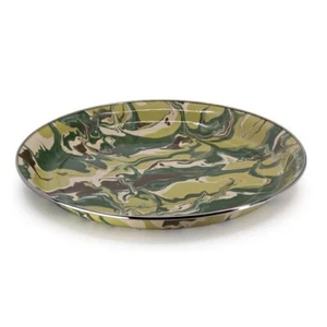 Golden Rabbit Camouflage Camo Pattern 15.5" Enamelware Serving Tray - Picture 1 of 2