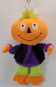 Q) Pumpkin Head Plush Hanging Halloween Decoration - Picture 1 of 9