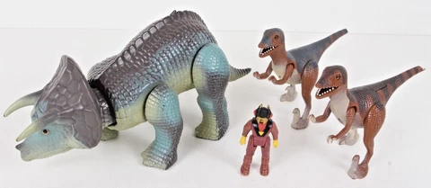 Dinoriders Triceratops Deinonychus Antor Rulon Dinosaur Lot Cover