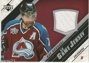 2005-06 UPPER DECK RAY BOURQUE GIOCO USATO JERSEY CARD #J-RB - Foto 1 di 2
