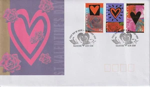 Australia 1995: Día de San Valentín - Cubierta de primer día. Como nuevo - Imagen 1 de 2