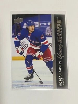 2021-22 Upper Deck Series 1 Young Guns Morgan Barron #215 New York Rangers - Image 1 of 2