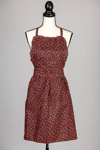 Full Apron with Strawberry Print 100% Cotton by Concept Mimi - Picture 1 of 5