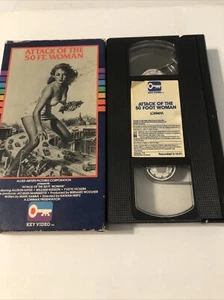 Attack Of The 50ft Woman VHS CBS Fox Oop Rare Classic Sci-fi Science Fiction - Picture 1 of 2