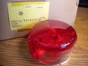 NOS Tail Lamp Lens Fits: Yamaha DT100 DT125 DT175 DT250 DT400 RD125 RD250 RD350 - Picture 1 of 3