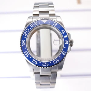 sapphire 316L stainless steel Watch Case nh35 ceramic ring For nh36 nh38Movement - Picture 1 of 37