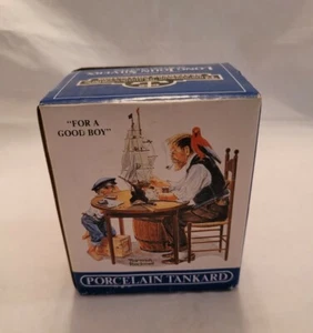 Long John Silver's Norman Rockwell Tankard For A Good Boy Seafarers Coll W/ Box - Picture 1 of 4