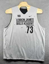 Nike Lebron James Skill Academy 3XL White Black Basketball Reversible Jersey HTF