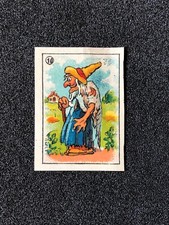 Hag Witch of Hansel Gretel Disneyana Vintage 1930s Walt Disney Spanish Card #10