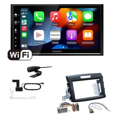 Kenwood Autoradio WiFi Apple CarPlay Android Auto für Honda CR-V IV Rubbertouch - Bild 1 von 4