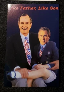 George H.W. Bush President  satire Postcards Design by George Castaldo - Picture 1 of 2