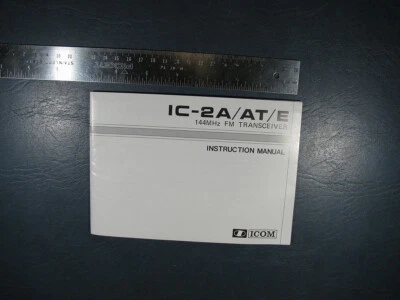 Genuine Icom IC-2A/AT/E 144 MHz FM Transceiver Manual - Image 1 of 4