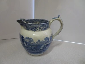 Vintage/Antique Copeland Spode Italian Blue and White Jug.  6.5" high. - Picture 1 of 17