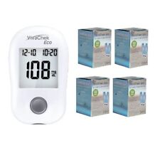 VivaChek Eco Blood Glucose Test Meter + 200 Strips Factory Sealed Exp. 12.2024