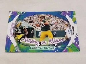 Jordan Love 2024 Panini Rookies & Stars Artistry In Motion #AIM-JLE Insert - Picture 1 of 2