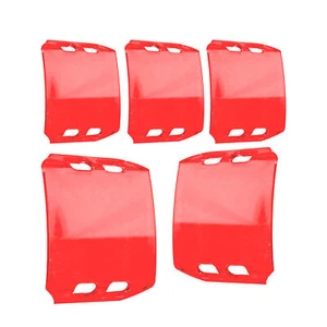 5pc LAMPHUS CRUIZER LED Off-Road Work Light Bar 18W Lens Cover - RED - Picture 1 of 7