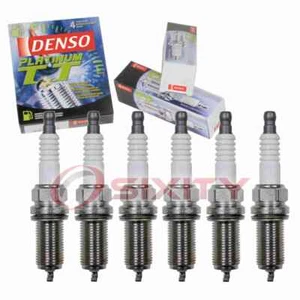 6 pc Denso Platinum TT Spark Plugs for 2006-2007 Subaru B9 Tribeca 3.0L H6 bs - Picture 1 of 5