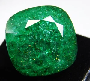 Stunning 40.70 Ct Natural Colombian Green Emerald - "Certified" Loose Gemstone - Picture 1 of 11