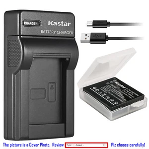 Kastar Battery Slim USB Charger for Ricoh DB-60 DB-65 Ricoh GR G600 G700 G700SE - Picture 1 of 11