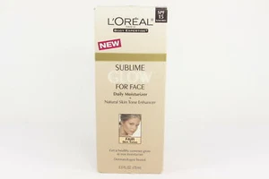 L'oreal Sunless Sublime Glow Face Daily Moisturizer, Fair 2.5 Oz. U23 - Picture 1 of 1