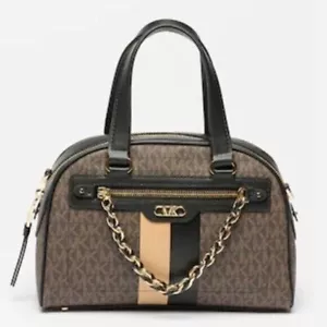Michael KORS Williamsburg Logo-Plaque Leder Tote Bag, Handtasche Neu - Bild 1 von 16