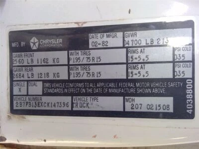 Передний правый нижний рычаг управления подходит для 81-94 DODGE 150 VAN 921323 - Изображение 1 из 4