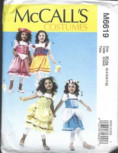 Patrón de Disfraces McCall's #M6619 - Cama-Colchón - Delantales para Niños - Cabezal - Varita 3-8 - Imagen 1 de 1