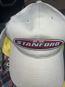 STANFORD UNIVERSITY Cappello Berretto Strap Back Beige Top of the World Usato in ottime condizioni. - Foto 1 di 3
