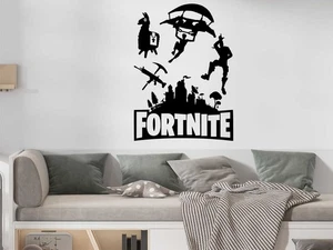 Fortnite Wall Stickers Dancing Men Gamer Gaming Quote Home Decor Art Decal Kids - Picture 1 of 12