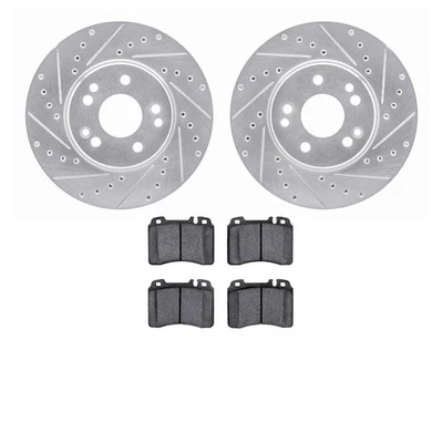 For Mercedes-Benz 500E 92-93 Brake Kit Drilled & Slotted Front Brake Kit w Euro Foto 1 de 3