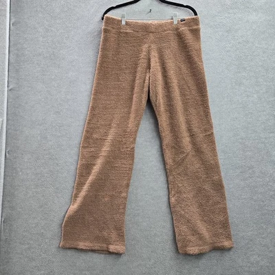 Victoria's Secret ROSA Mujer Prendas para dormir L Marrón Pantalones deportivos Pijama polar Foto 1 de 4