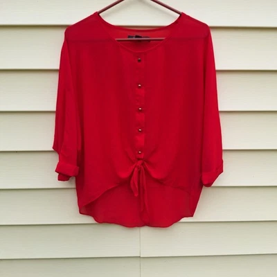 Mujeres Boho Y2K M Transparente Festival Madura Viaje Oficina Corbata Frontal Campesino Elegante NPC Foto 1 de 4