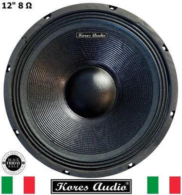 Kores Audio KS-128 Woofer/Sub Cono UNIVERSALE 12" Pollici 30/31 Cm 8 Ohm 500W - Immagine 1 di 4