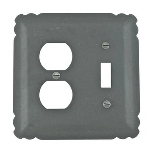 Switchplate Black Wrought Iron Toggle/Duplex | Renovator's Supply - Picture 1 of 9