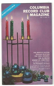 Columbia Record Club Magazine 1963 Christmas Cover Vol. 9 Nº 11 - Imagen 1 de 1