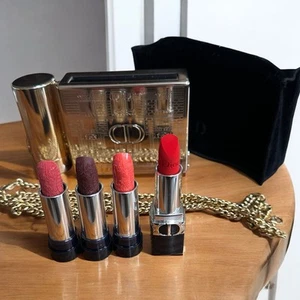 Dior Rouge Gold Minaudiere Coffret 2021 Holiday Atelier of Dreams Lipstick READ - Picture 1 of 5