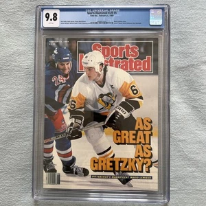 Mario Lemieux SPORTS ILLUSTRATED First Cover February 6, 1989 Newsstand CGC 9.8 - Picture 1 of 8