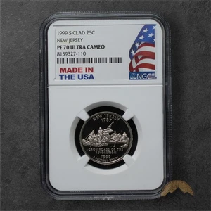1999-S Proof New Jersey State Quarter 25C - NGC PF70 DCAM - San Francisco - Picture 1 of 2