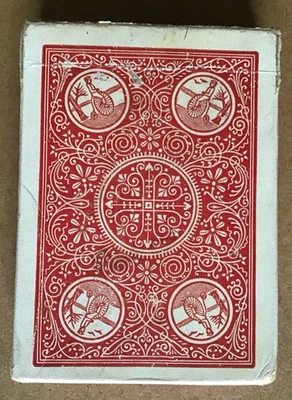 Bicycle No. 29 Red Expert Back US8C w Tuck Box Pre 1919 Tax Stamp 52/52 + Joker! - Image 1 of 4