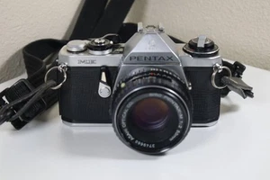 Pentax ME 35mm SLR Camera Kit w/ 50mm Lens - Picture 1 of 3