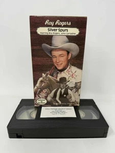 Silver Spurs Classic Western VHS Roy Rogers John Carradine Black & White - Picture 1 of 2