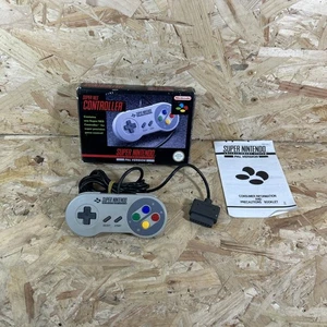 SNES Controller Super Nintendo Entertainment System Boxed Official PAL SNSP-005 - Picture 1 of 7