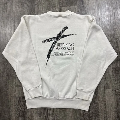 Sudadera religiosa vintage de Jesús hecha en EE. UU. grande Foto 1 de 4