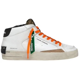 Crime London sneakers uomo alte sk8 mid deluxe bianco - Imagen 1 de 1