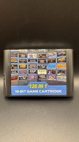 RetroAD 126 in 1 16-Bit Multi Game Cartridge Compilation for Sega Genesis