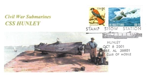 CSS HUNLEY SUBMARINO GUERRA CIVIL 06 DE OCTUBRE 2001 MÓVIL AL CACHÉT - Imagen 1 de 1