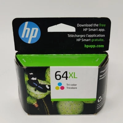 Nueva impresora de cartucho de tinta tricolor de alto rendimiento HP 64XL N9J91AN genuina 01/2025 Foto 1 de 4