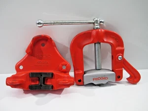RIGID BENCH YOKE VISE BENDER 1/8 - 4" PIPE SIZE 12" HEIGHT 40100 NOT COMPLETE - Picture 1 of 4